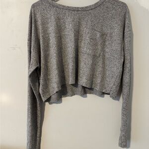 Forever 21 Heather Gray Knit Top
